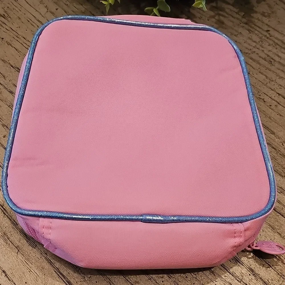Colorful Unicorn Sequin Lunch Bag And Pencil Holder NWOT